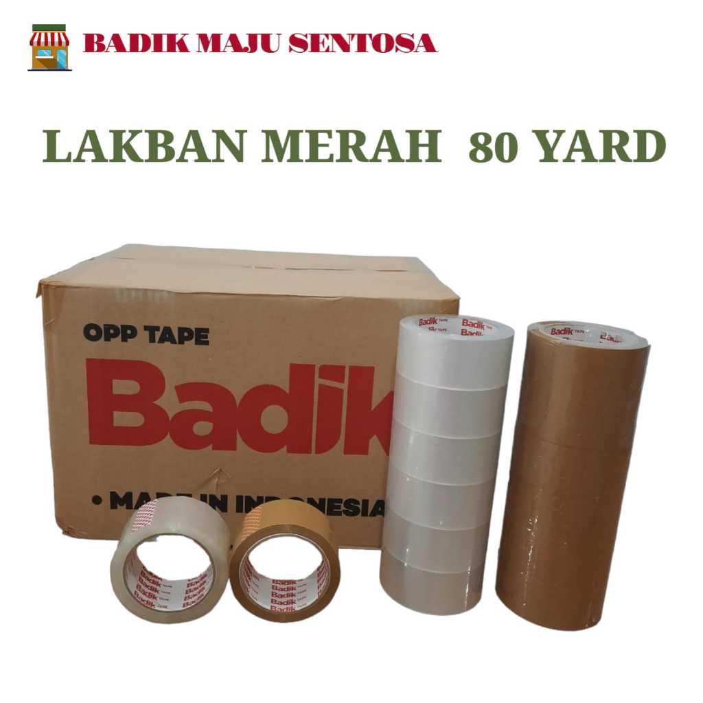 

[Pcs] LAKBAN UKURAN SEDANG 80 YARD READY MAKASSAR