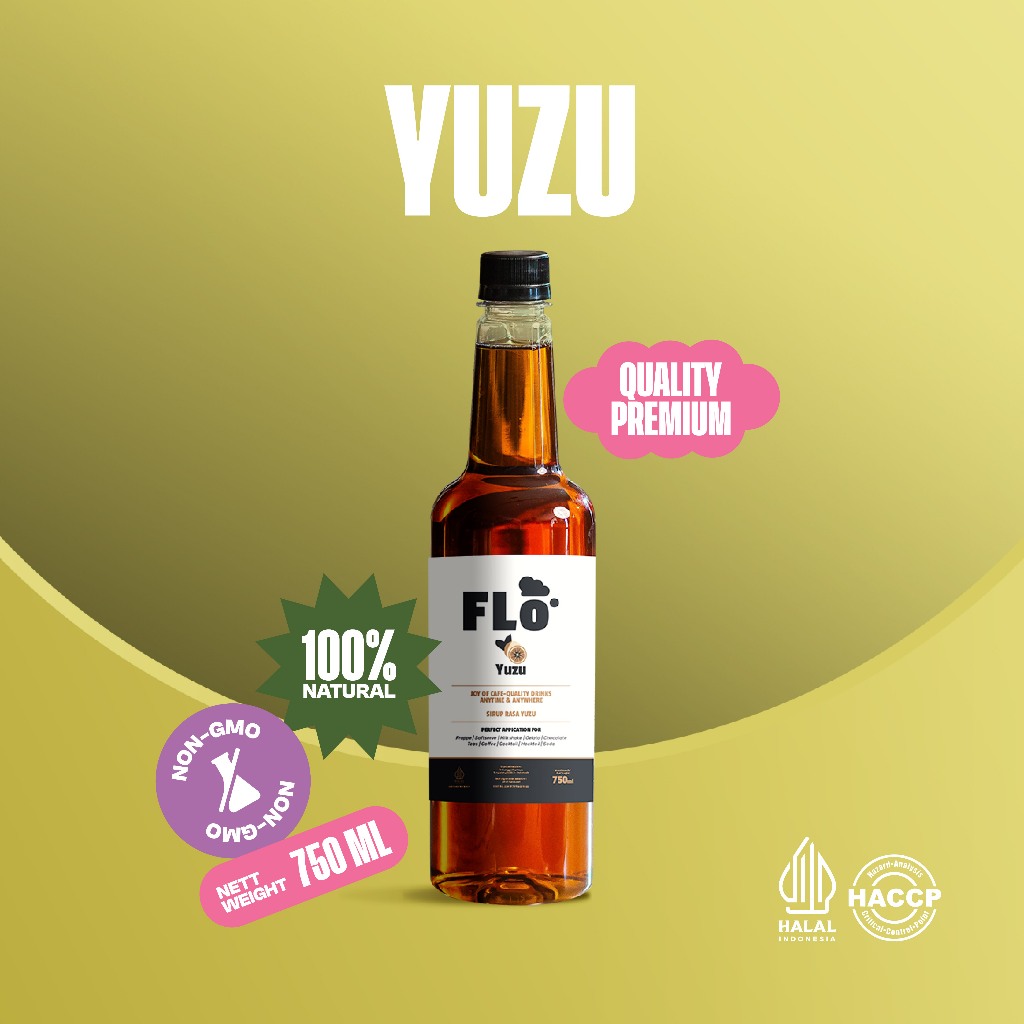 

FLO Yuzu Syrup 750ml Sirup Yuzu