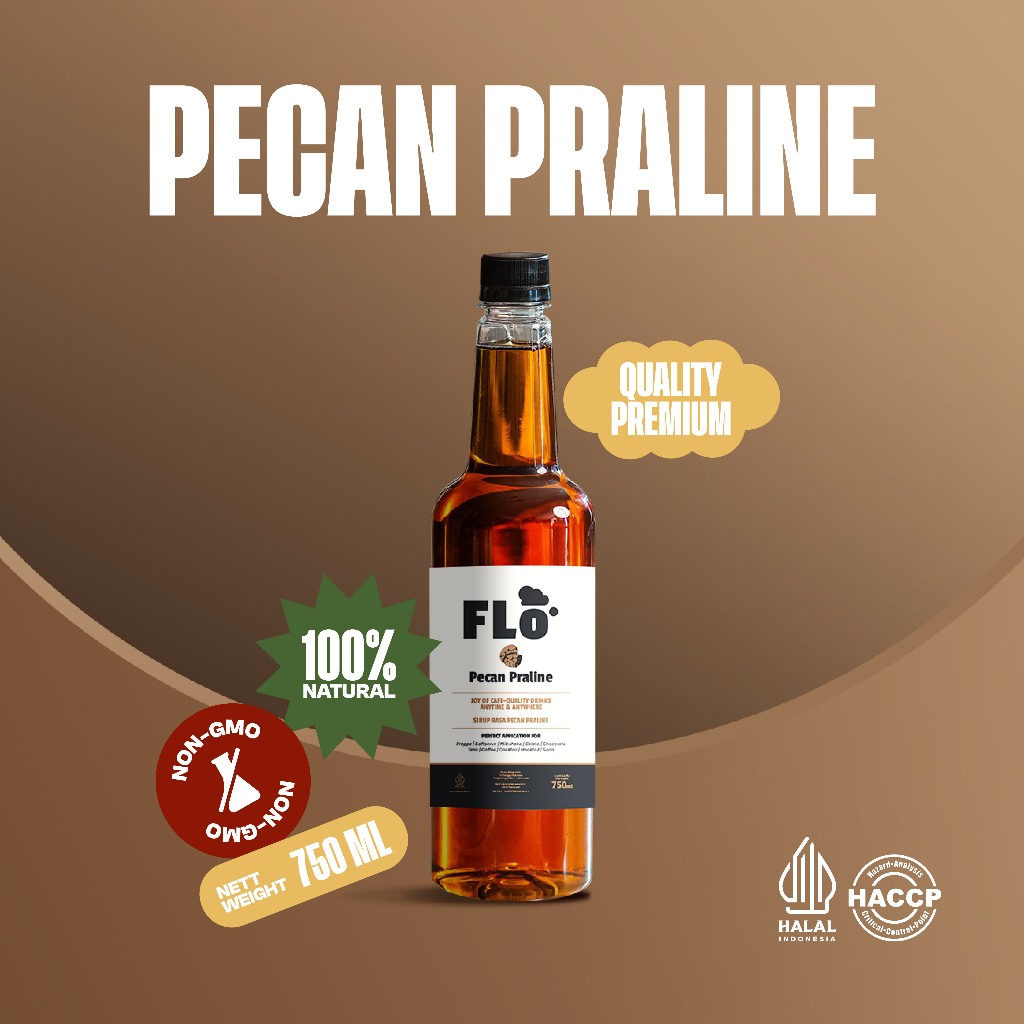

FLO Pecan Praline Syrup 750ml – Sirup Pecan Praline