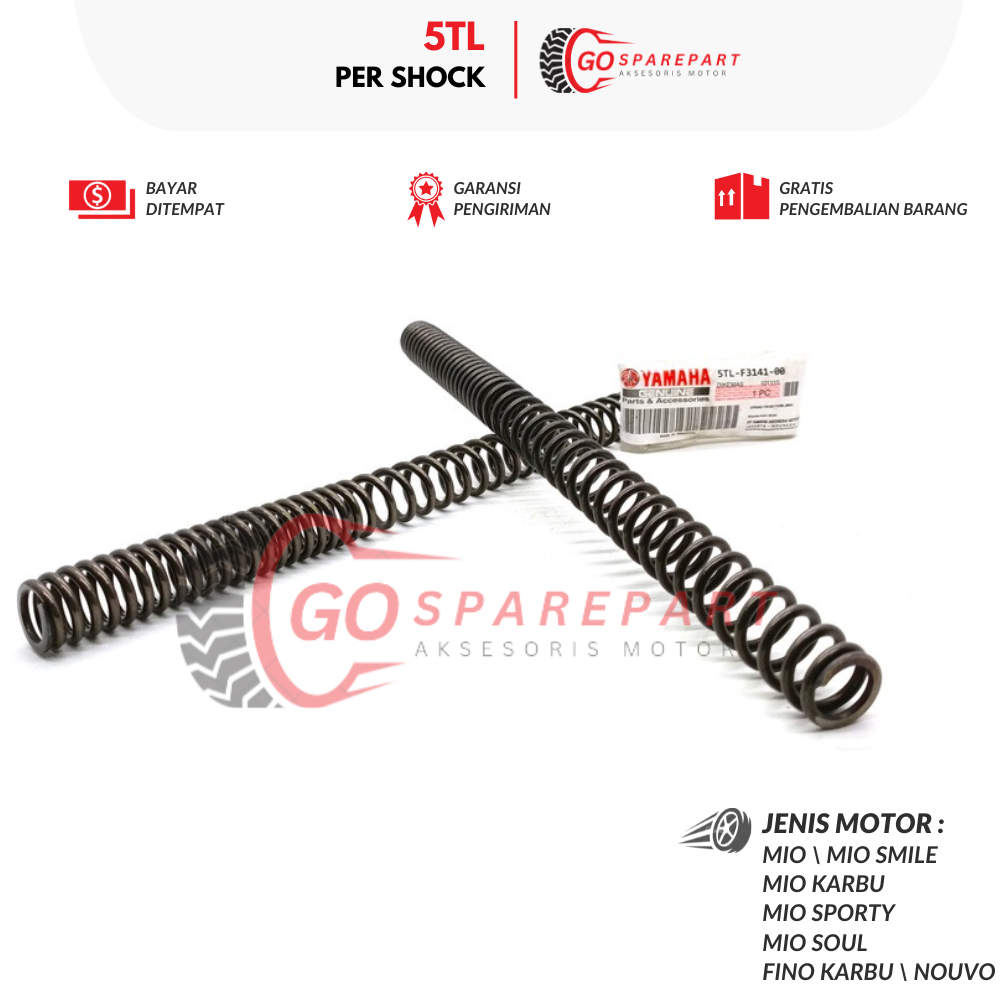 5TL PER SHOCK MOTOR YAMAHA MIO / PEGAS SHOCK MOTOR MIO SOUL / PER SHOCKBREAKER / SHOCK / PER SHOCK