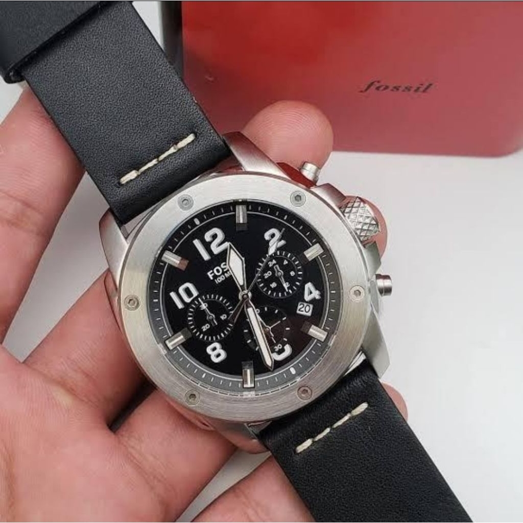 Jam Tangan Pria FS4928 Kulit Stainless steel
