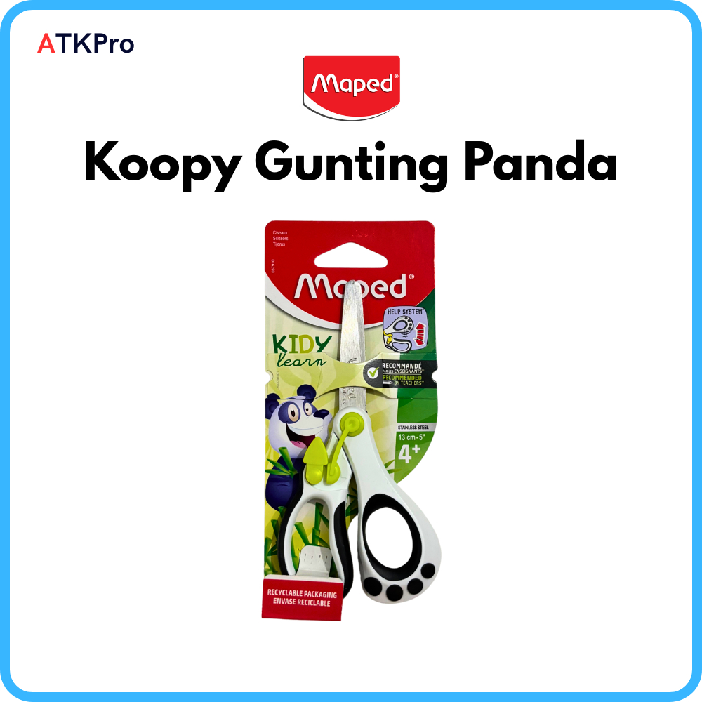 

Maped Gunting Koopy Panda 13cm / Gunting Panda Anak/ Gunting Anak Lucu Model Hewan