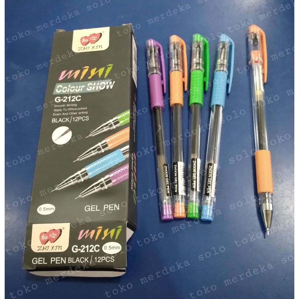 

Bolpoint Gel Mini Warna (tinta hitam)