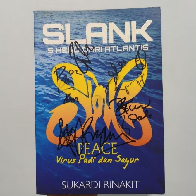 Buku Bertanda Tangan Slank Asli