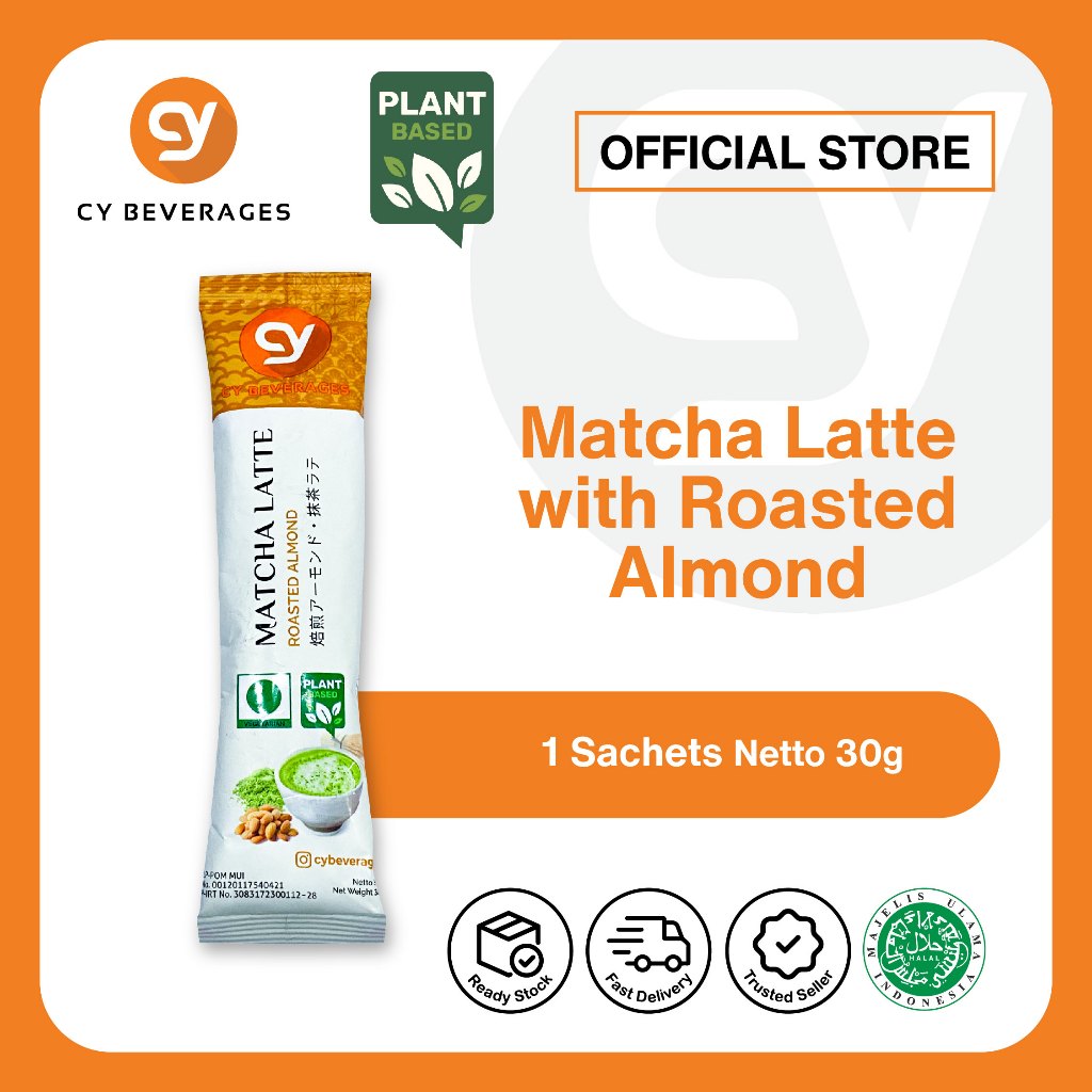 

CY Matcha Latte With Roasted Almond 1s