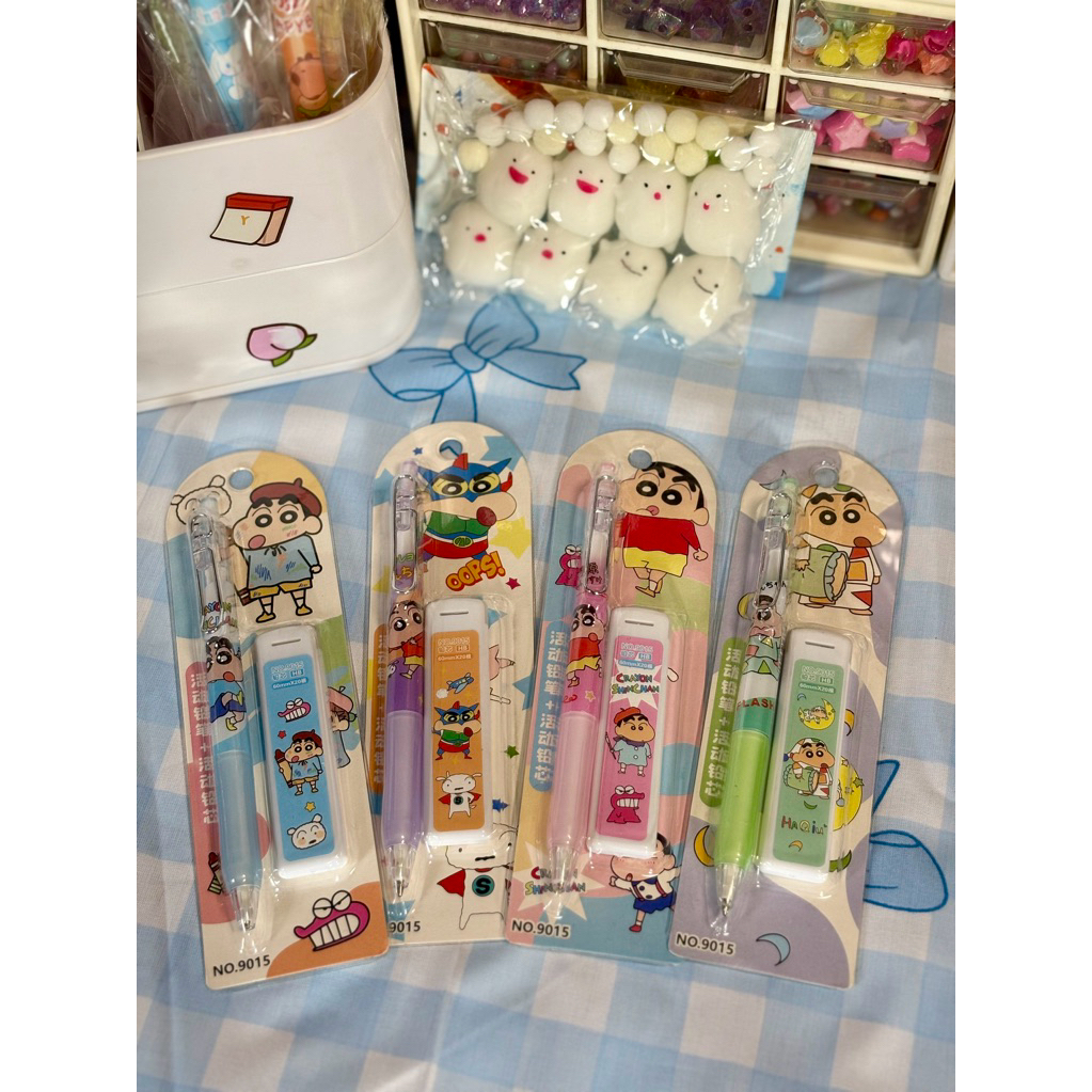 

pensil mekanik sinchan & butterbear