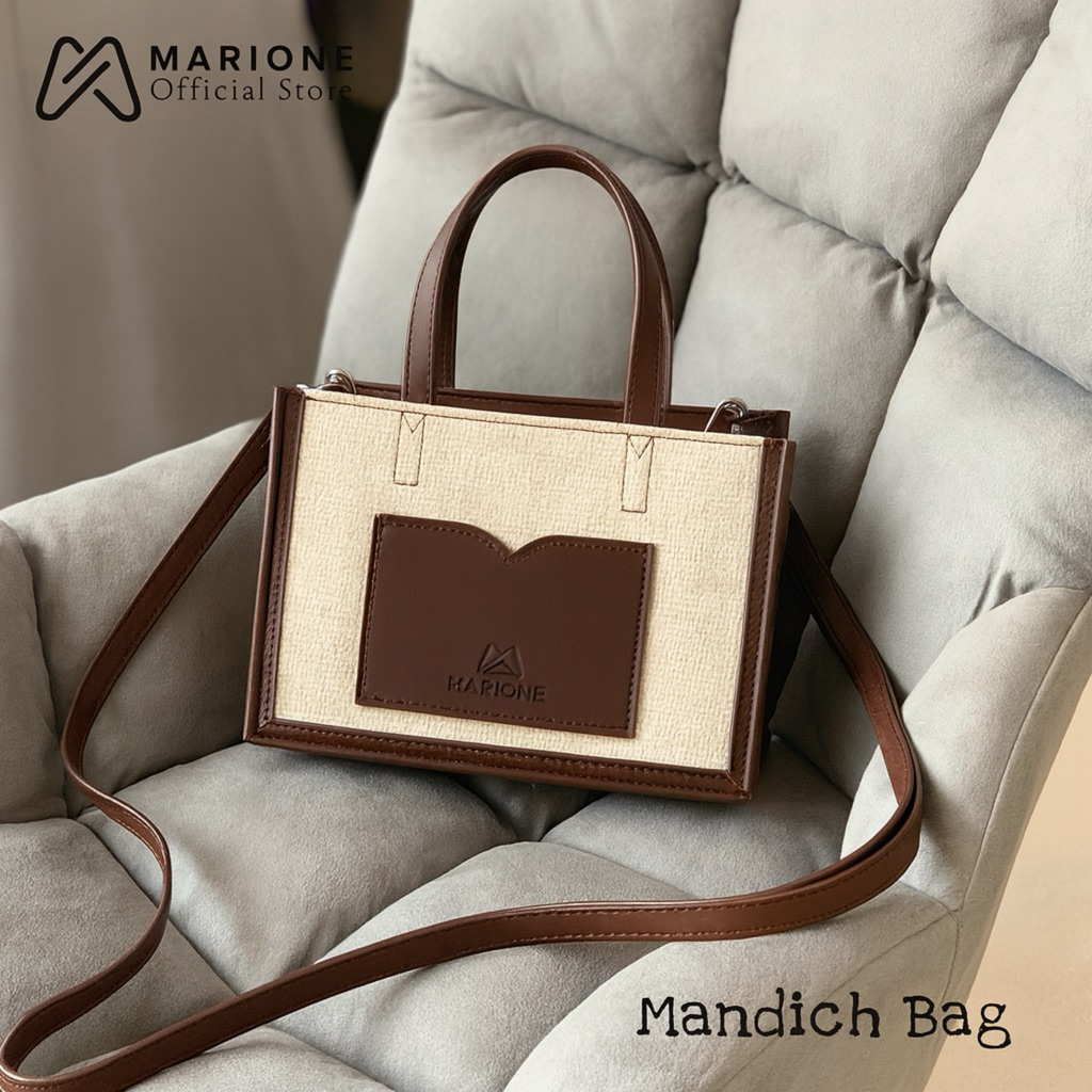 MARIONE - MANDICH BAG TAS SLEMPANG DAN JINJING WANITA SERBAGUNA PREMIUM
