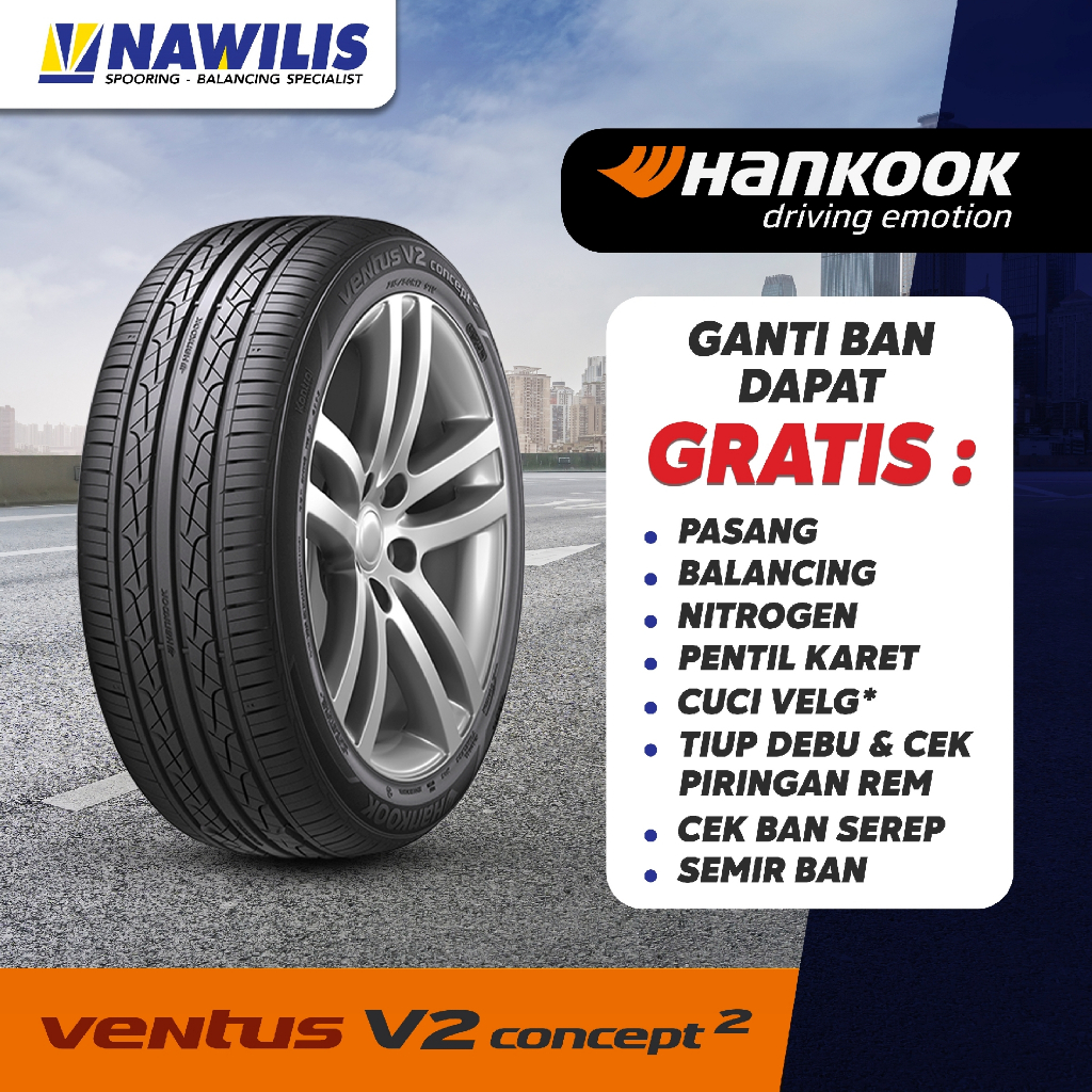 Ban Hankook 205/50 R17 93V Ventus V2 concept2