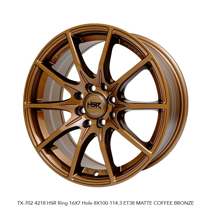 Velg Mobil Yaris Agya Vios Brio Avanza Dll HSR TX-702 4218 NEW