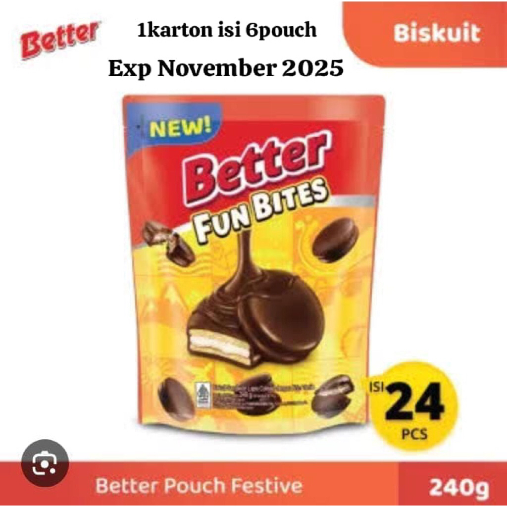 

[BACA DESKRIPSI] BUTTER FUN BITES KEMASAN POUCH isi 24pcs