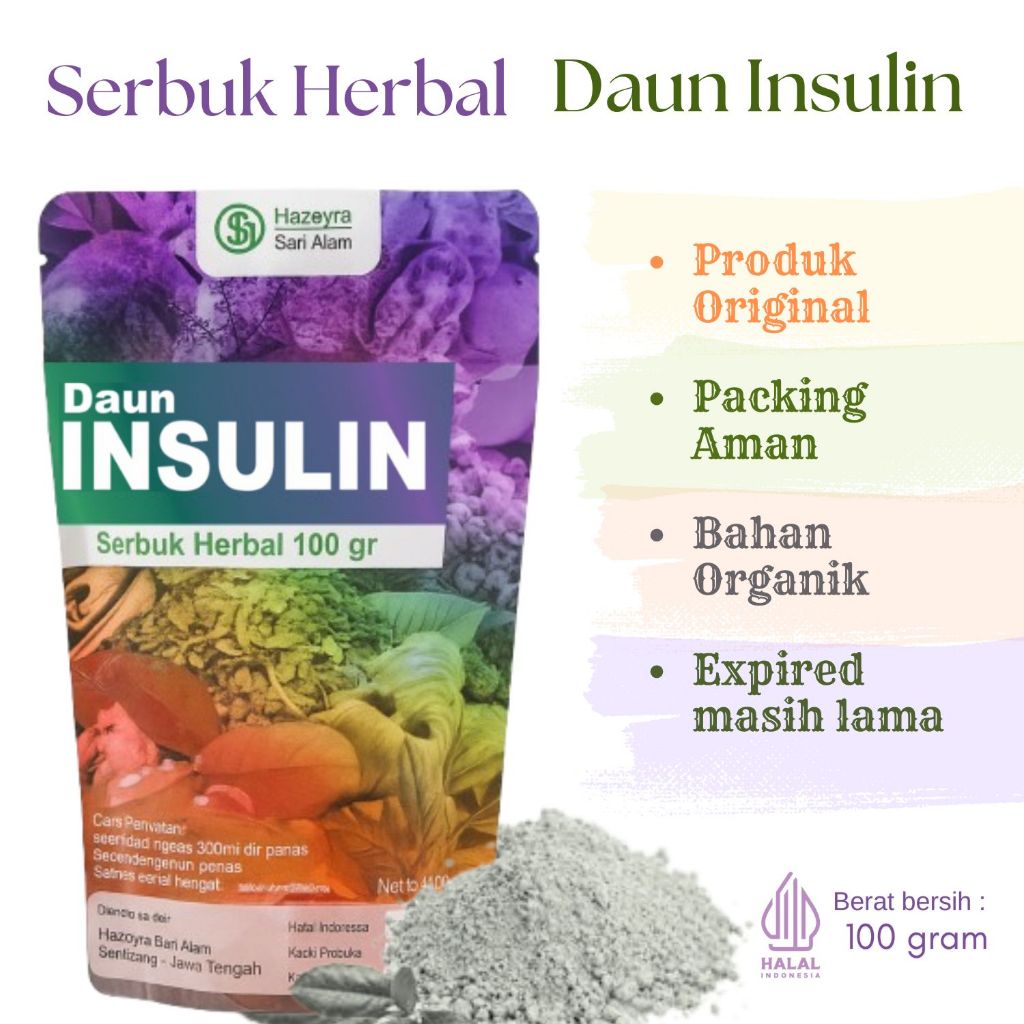 

bubuk serbuk daun insulin 100gr