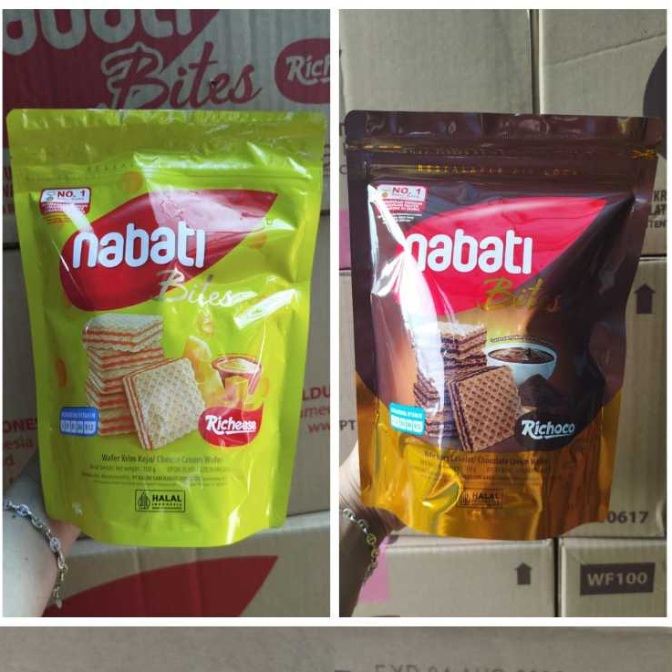 

Nabati bites Wafer Richesee keju / coklat POUCH 100 gr