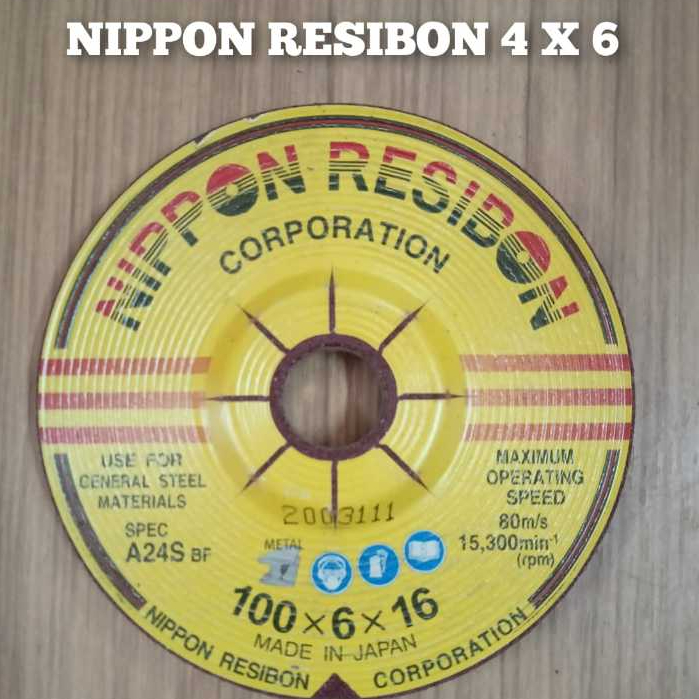 NIPPON RESIBON AMPLAS GRENDA POLES 4INC ISI 25PCS