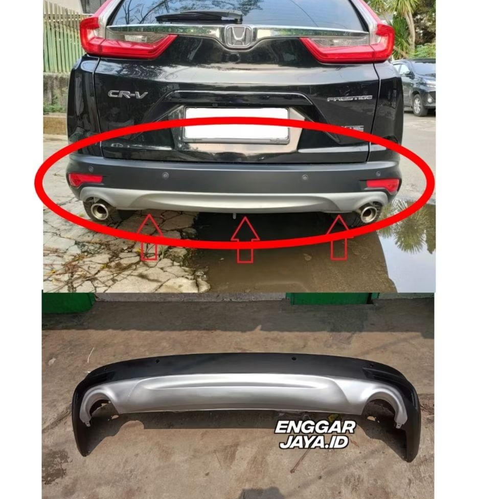 Bumper Belakang CRV Turbo Shecond Original