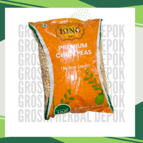 

Kacang Arab 1kg - Premium Chickpeas - KING - impor india - kacang haji dan umroh
