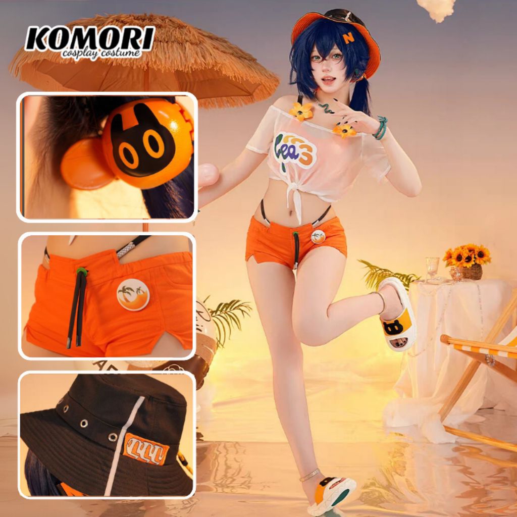 (Komori S) Belle Summer Zenless Zone Zero Cosplay Costume