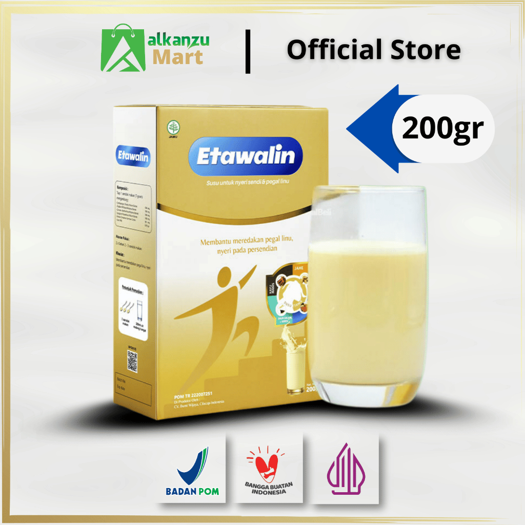 

Etawalin - Membantu Mengatasi Asam Urat, Rematik dan Nyeri Sendi 100% Original Alami