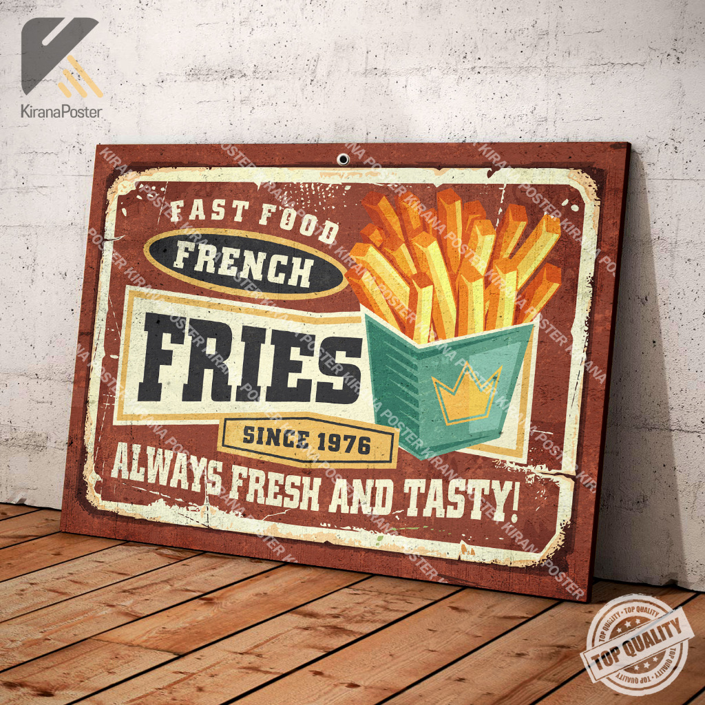 Pajangan dinding cafe Poster retro vintage Dekorasi aesthetic