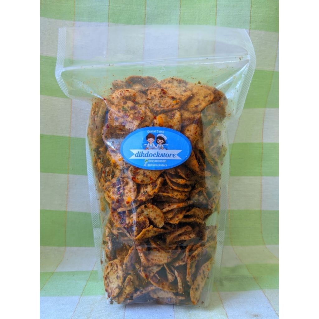 

keripik basreng pedas daun jeruk 1kg
