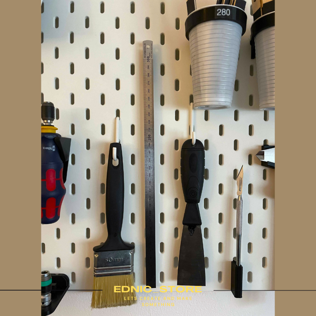 Magnetic Ruler Holder – Accessories Pegboard IKEA Skadis
