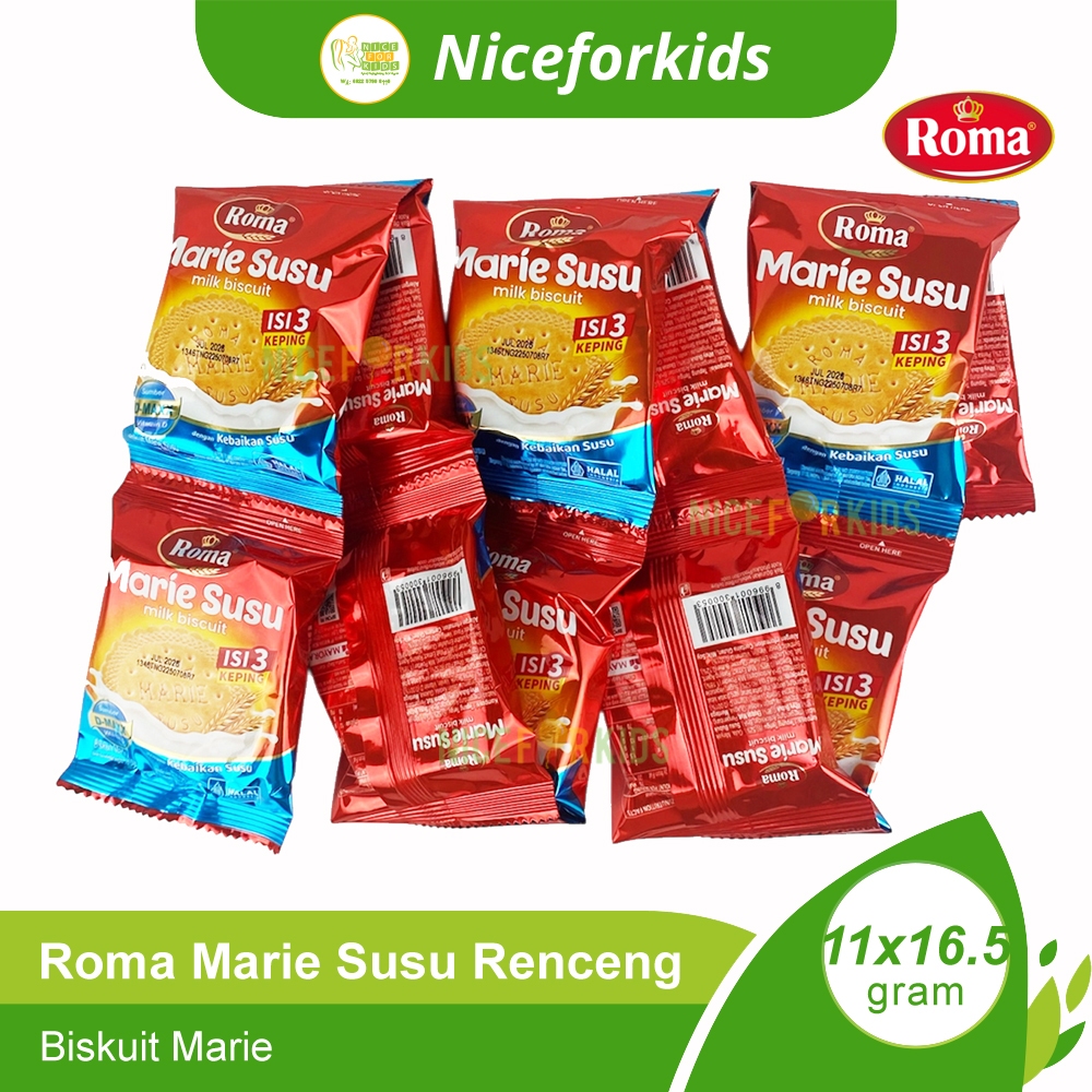 

Roma Marie Susu Renceng / Biskuit Marie Kemasan Renceng