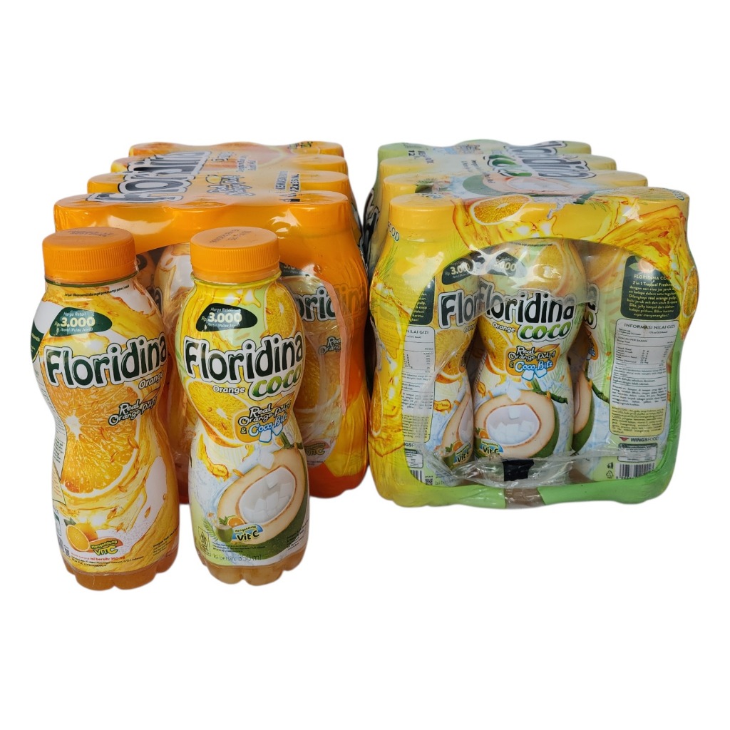 

Floridina Florida Orange Vit C KARTON - Netto 350 ML x 12 BTL