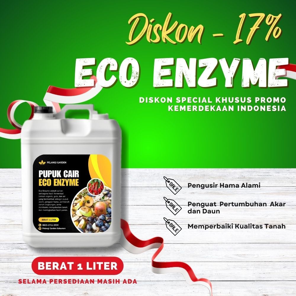 TERMURAH !! Pupuk Tanaman Eco Enzyme Dari Kulit Pisang Isi 1 Liter