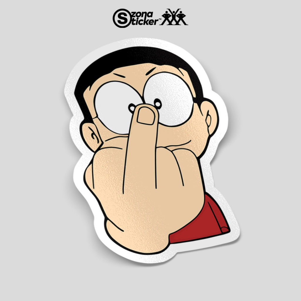 

Sticker fucek nobita kartun meme funny | sticker aesthetic nobita middle finger | sticker lucu | sticker pack | sticker anti air | sticker waterproof | stiker helm | sticker motor | stiker hp | sticker dinding | sticker custom | stiker tumbler waterproof