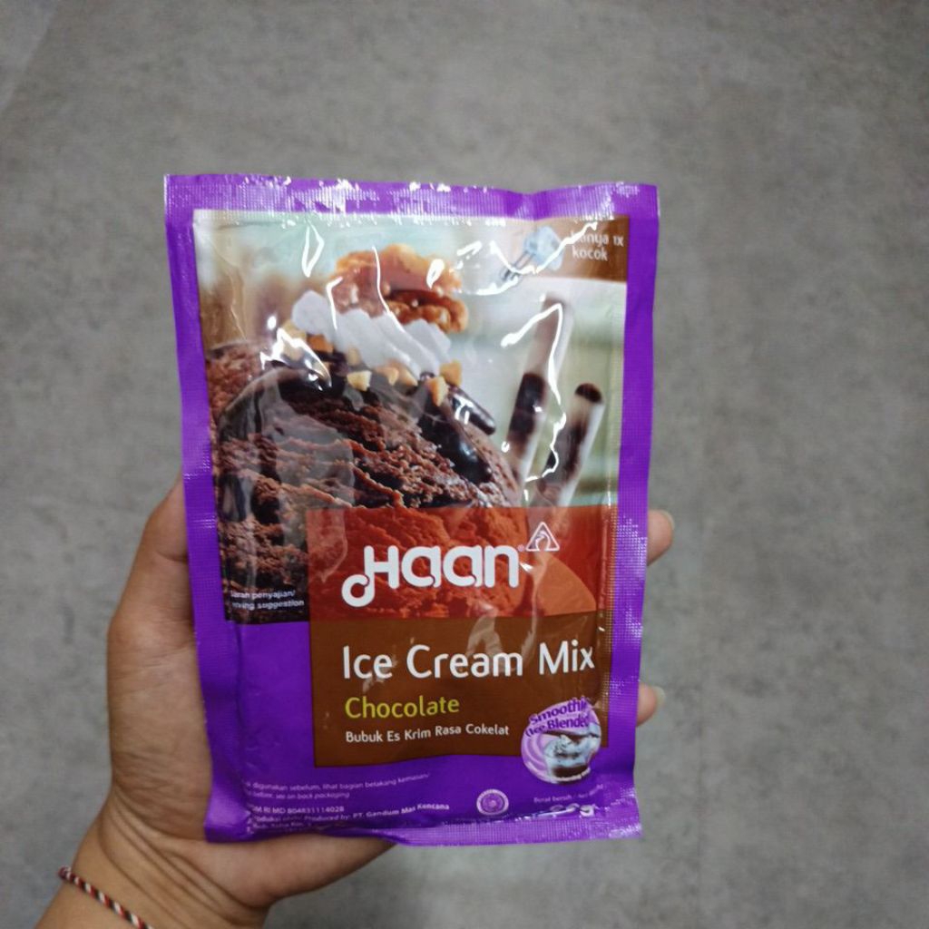 

Haan ice cream cokelat 90gr