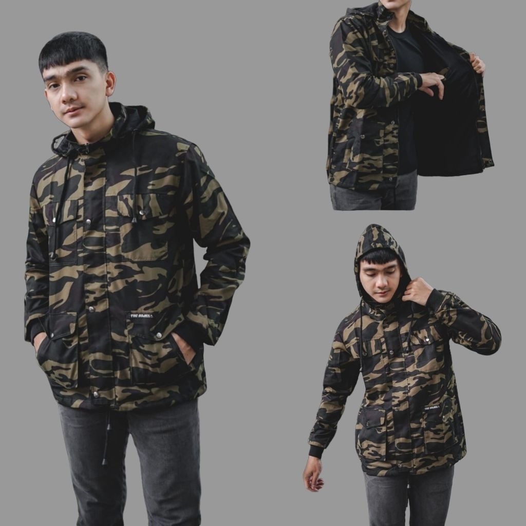 Jaket Parka Loreng Army Original thebojielwankle