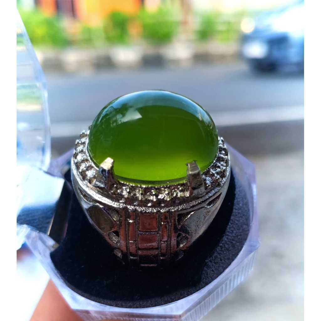 Batu akik/batu akik natural/batu akik natural serpentine ijo botol