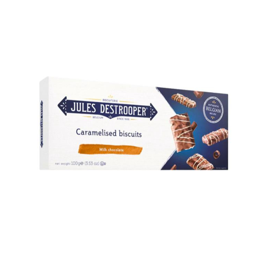 

Jules Destrooper Caramelised Biscuits Milk Chocolate