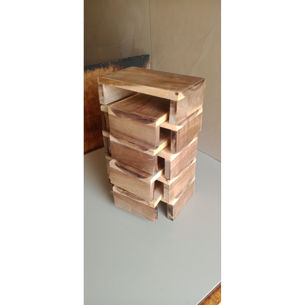 Telenan/ tlenan kayu berkaki , tlenan duduk alas potong ayam daging sayur