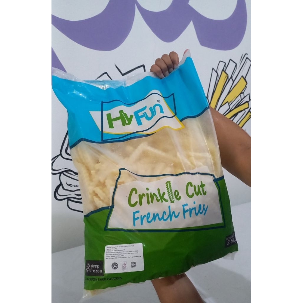 

French Fries Crinkle Hyfun 2.5kg