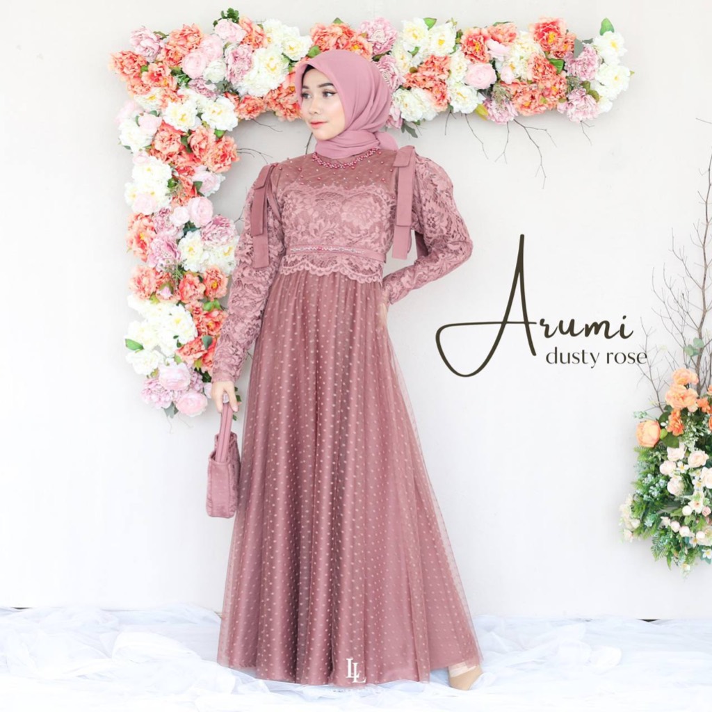 Arumi Dress Wanita Kondangan by Larose Luxury