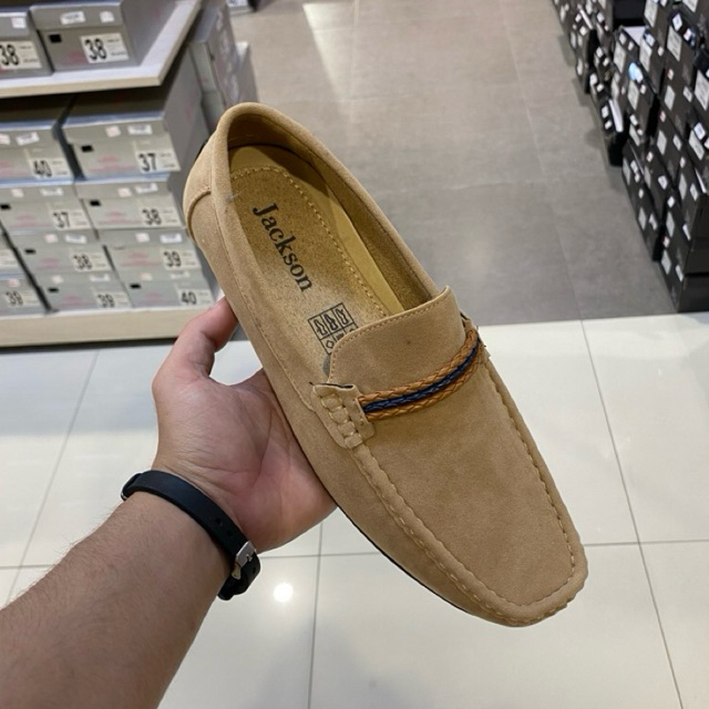 Sepatu pria moccasin LAUV 1JA Jackson Jim joker Original matahari mall