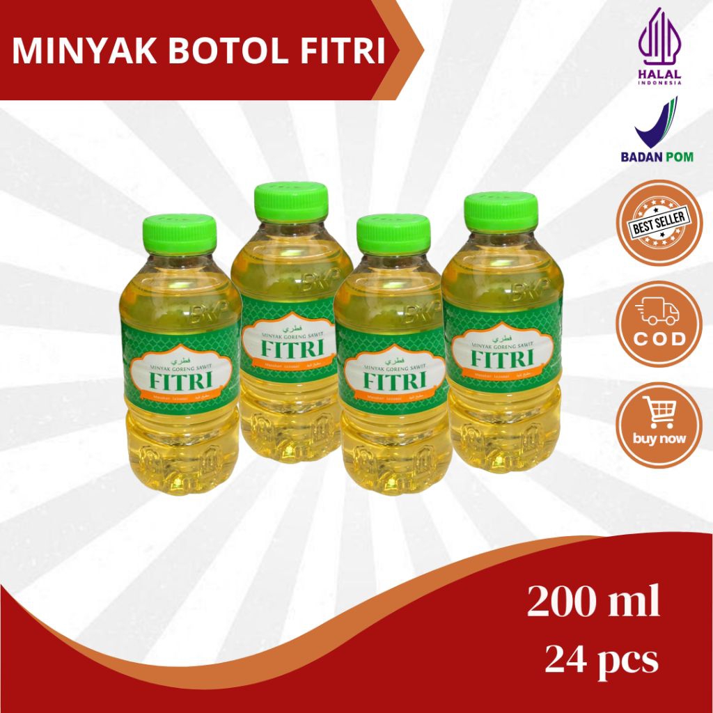

Minyak Botol FITRI 200 ml 1 slop isi 24 pcs LEBIH HEMAT