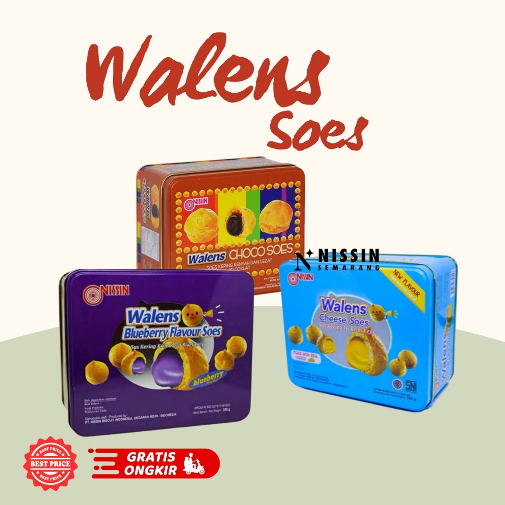 

Walens Soes Walens Choco Blueberry Cheese Soes 350gr Walens Soes Kaleng