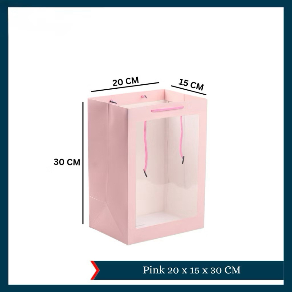 

paper bag mika hampers boneka bag ukuran 30x25x15