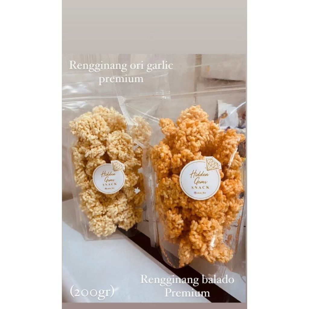 

RENGGINANG GARLIC & BALADO KERUPUK