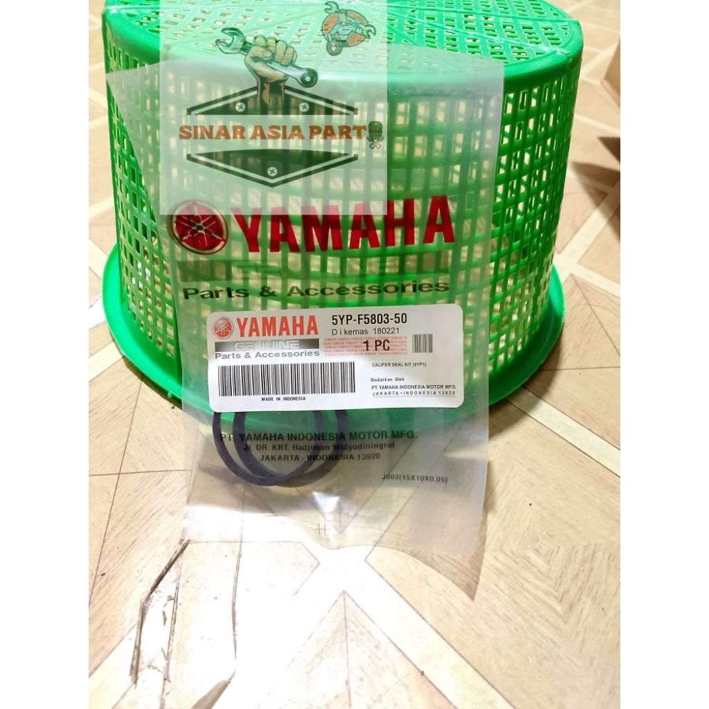 SEAL PISTON CALIPER DEPAN JUPITER MX 135 LAMA OLD, NEW NJMX - MX KING 150 ORI YGP