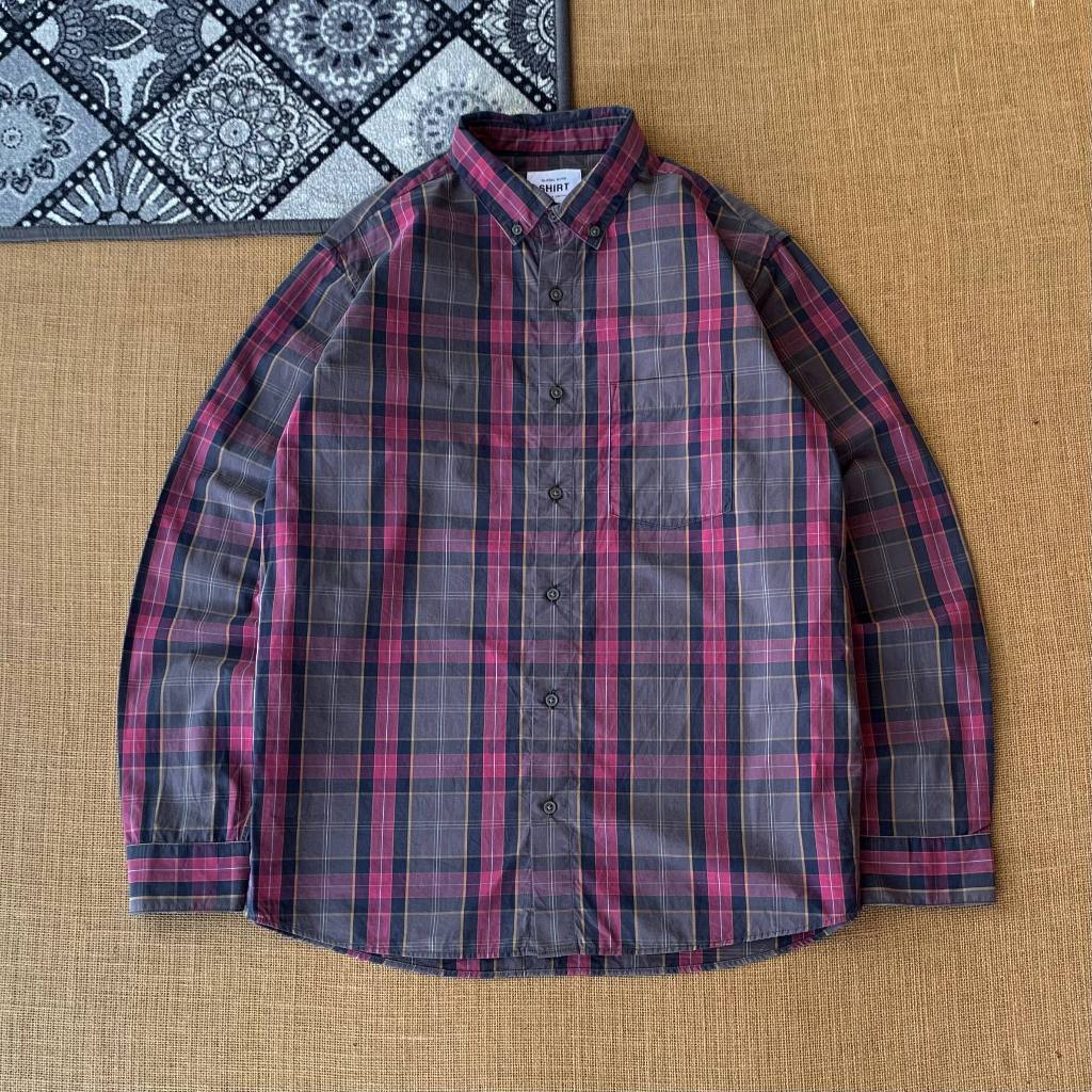 kemeja Global Work size S (seperti baru) 100% original 120825Y