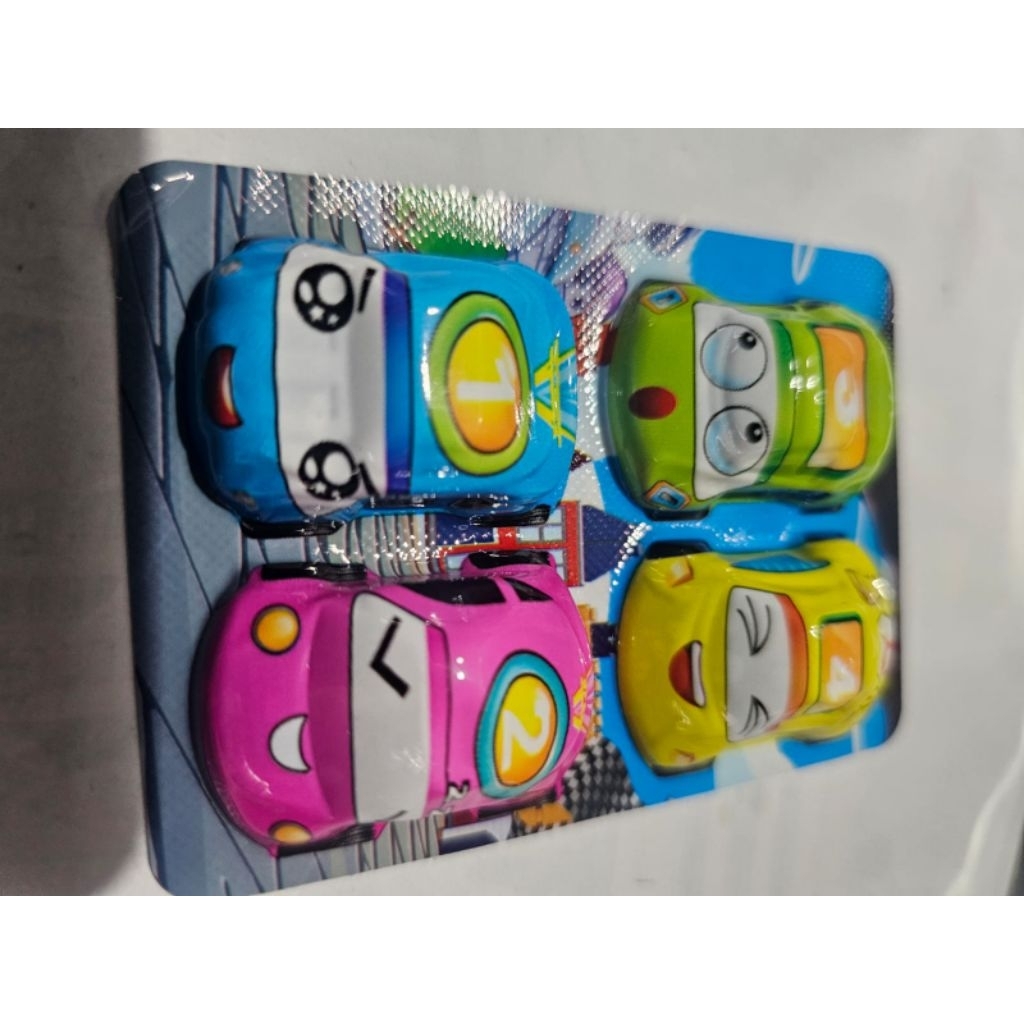 

Cokelat Biskuit Colek 3D Bentuk Mobil isi 30 pcs