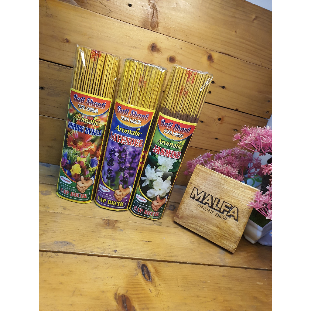 OK Dupa Bali Shanti Dupa Wangi Aromaterapi Tahan Lama Dupa Harum Aroma Lavender Seribu Bunga Dupa