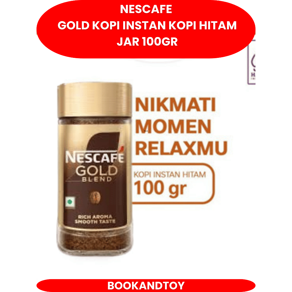 

NESCAFE GOLD Kopi Instan Kopi Hitam Jar 100gr