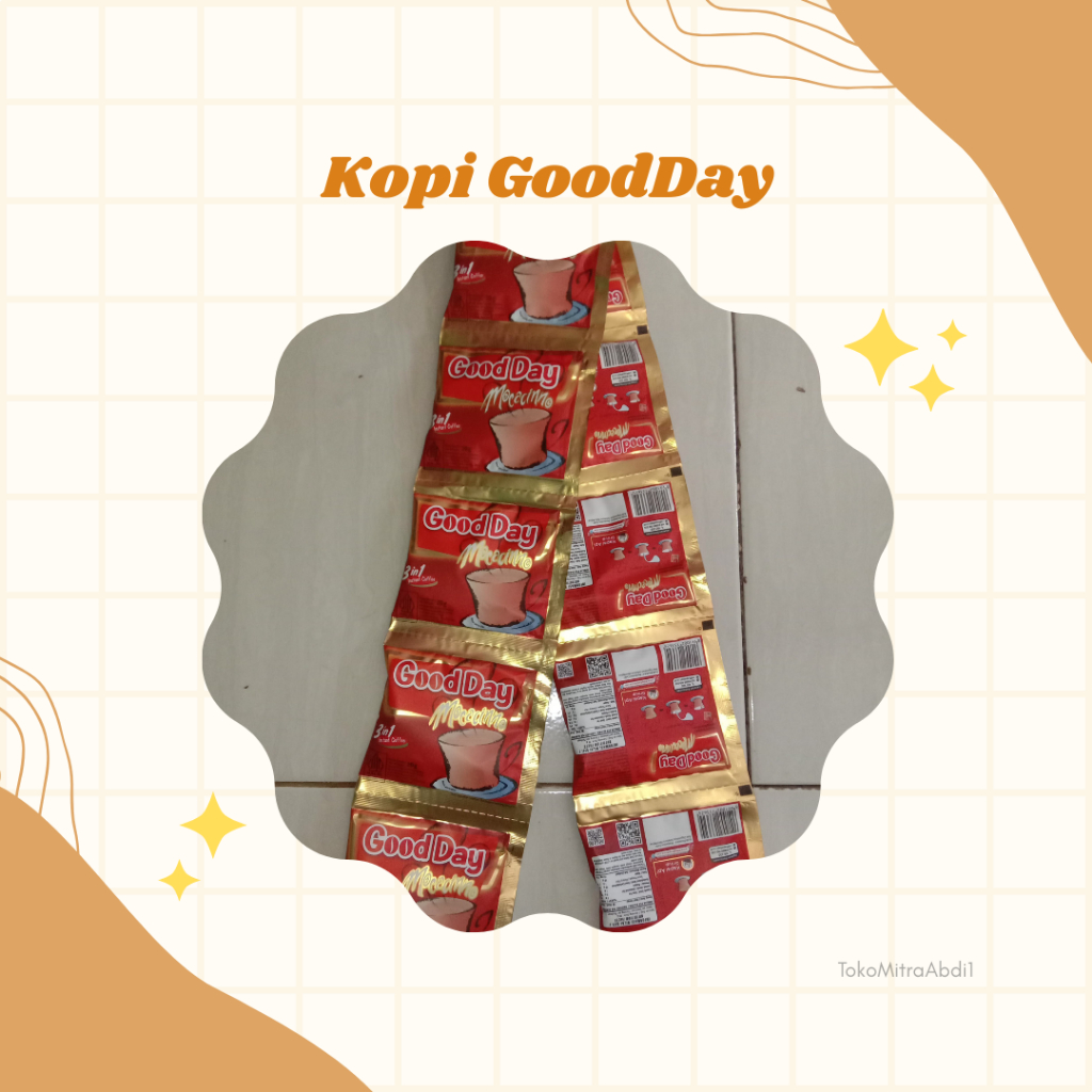 

Kopi Good Day Merah 10 pcs x 20 gram