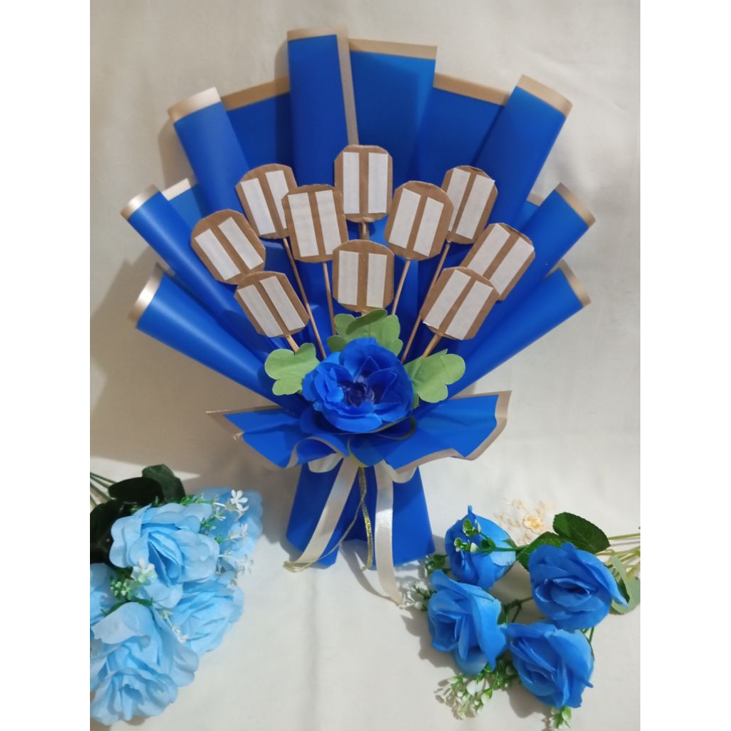 Buket Kosongan Snack/Kopi/foto,, Cocok Untuk Acara Wisuda dan Perayaan Lainya