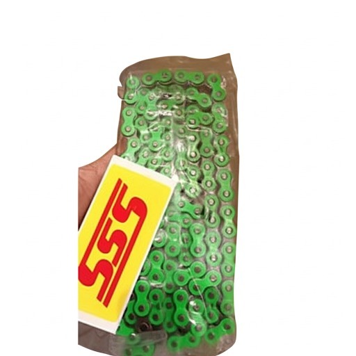 Rantai SSS 428 130L / 140L – Rantai Motor Kuat & Tahan Lama Warna Emas / Biru / Merah