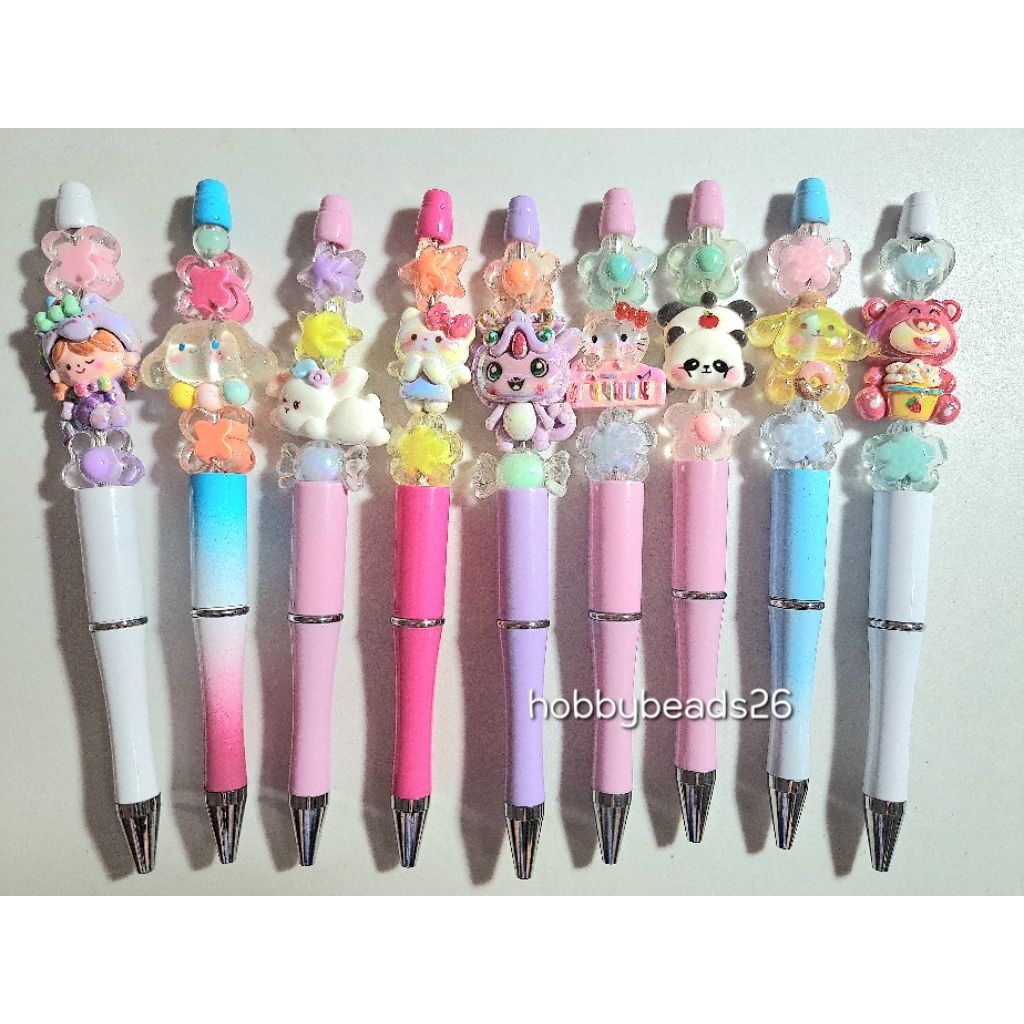 

pendiy/pulpen beads/pen mote2/pen manik2/pen unik/kado unik/pulpenboneka
