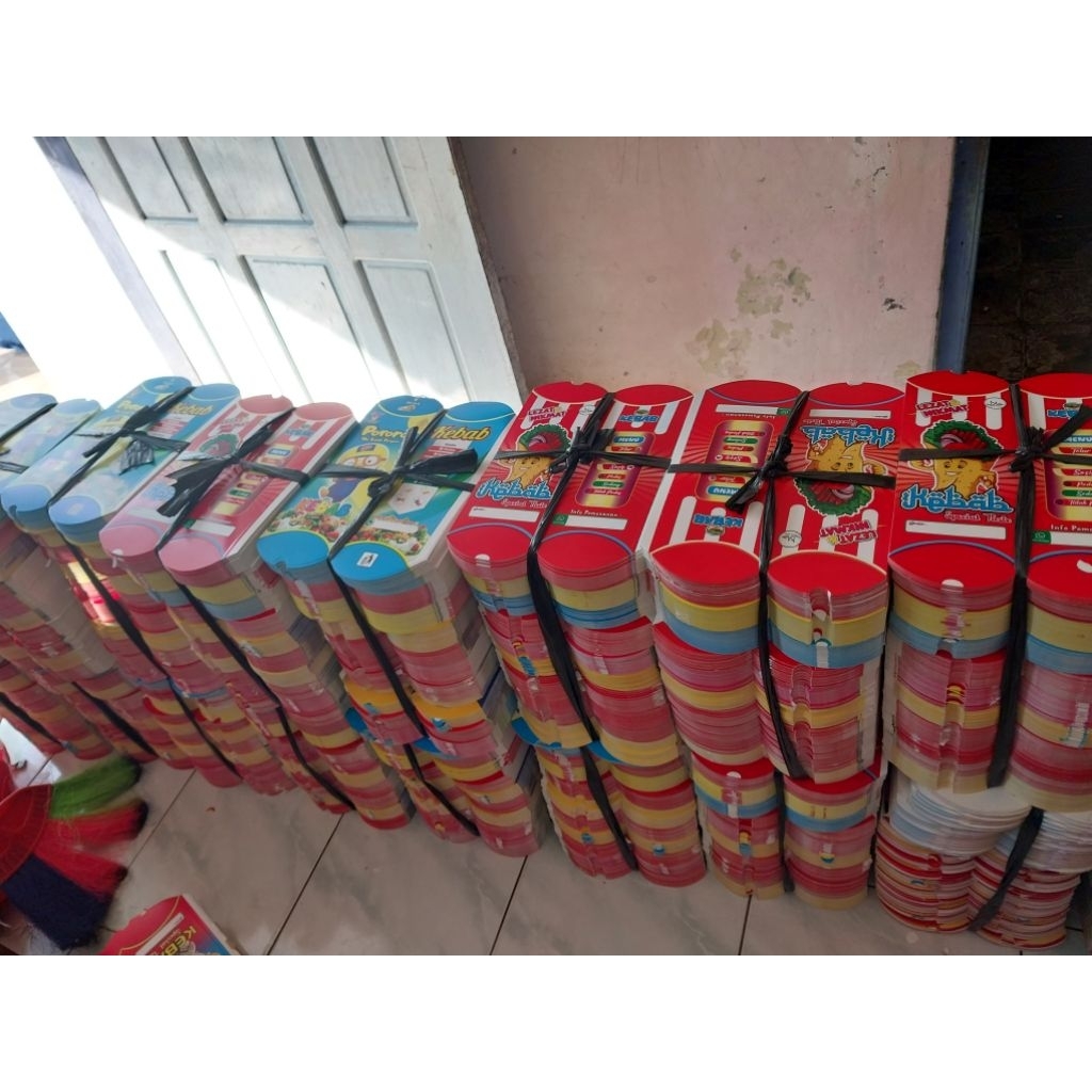 

kemasan kebab /dus kebab isi 100 pcs 9x24